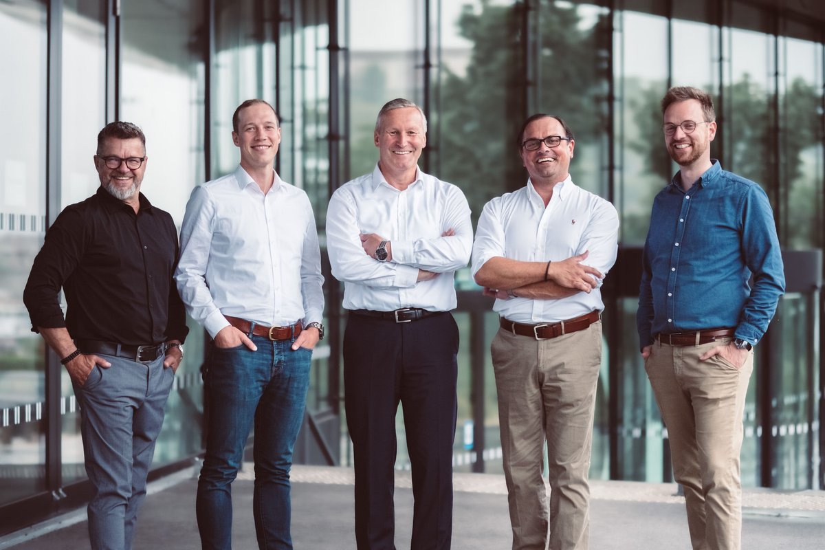 Der neue TOP SERVICE TEAM Beirat: Christian Duda, Maximilian Lorenz, Gerd Wächter, Michael Ludwig und Christian Emigholz
